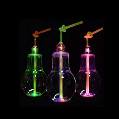 Bombeta de plàstic amb llum LED